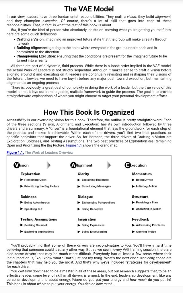 How can Vision, Alignment, and Execution change
