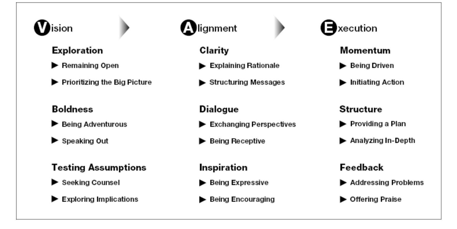 How can Vision, Alignment, and Execution change