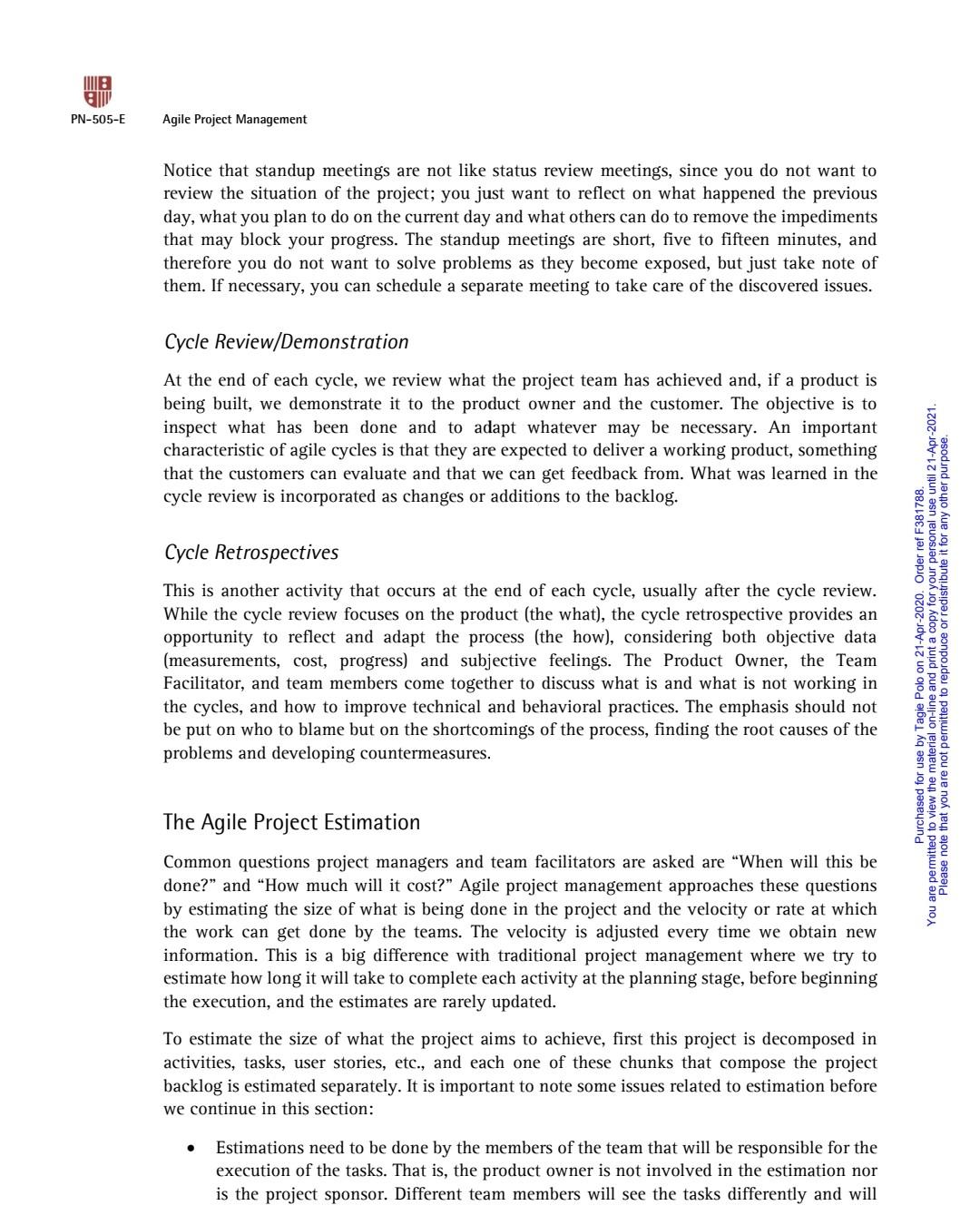 Case Study Ribera, J. (2018). Agile project