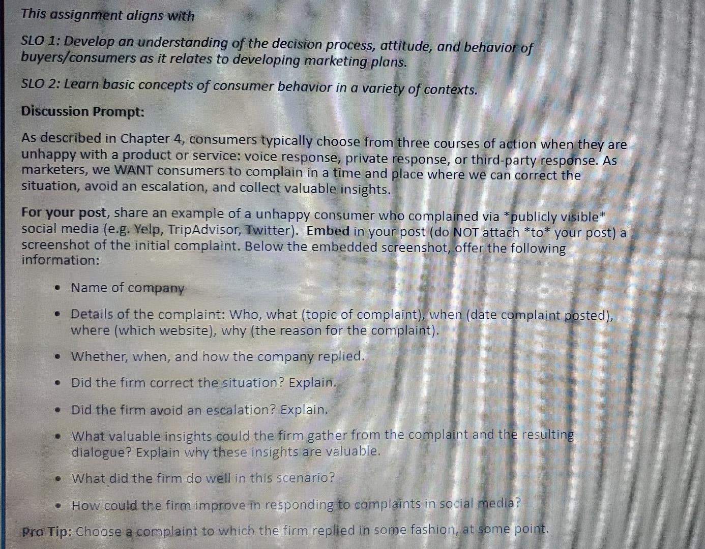 This assignment aligns with SLO 1: Develop an