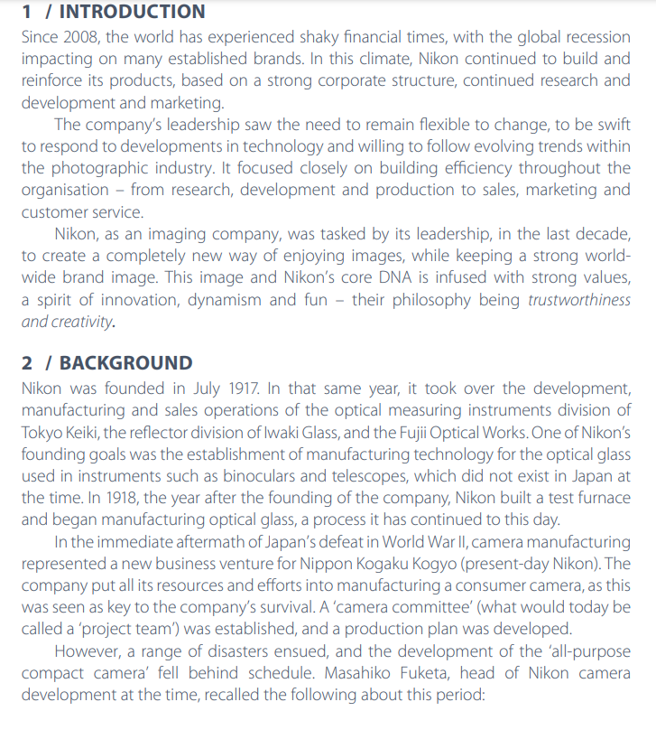 STUDY Case 11 pics A resource-based analysis is