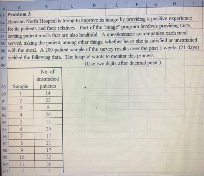 D F E G B H A 81 Problem 3 82 Houston North
