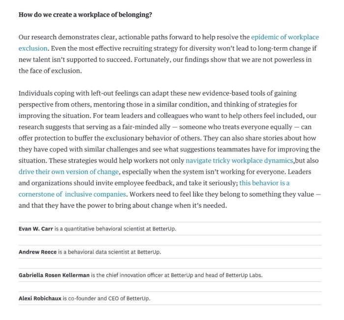 Assignment Questions from the article below: