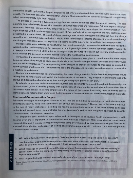 2. How important was the initial workplace