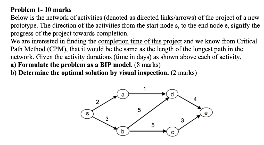 Please need answer quick!!! Problem 1-10 marks