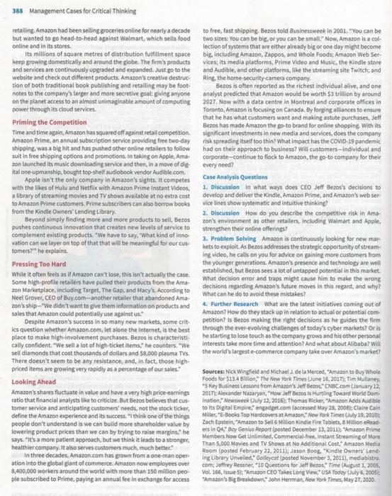 In what ways does Bezoss decision to develop and