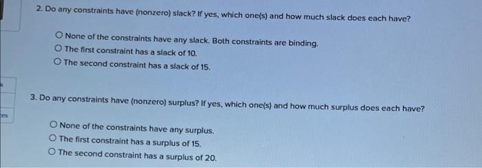 Solve these problems using graphical linear