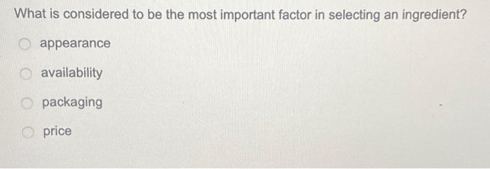 What is considered to be the most important