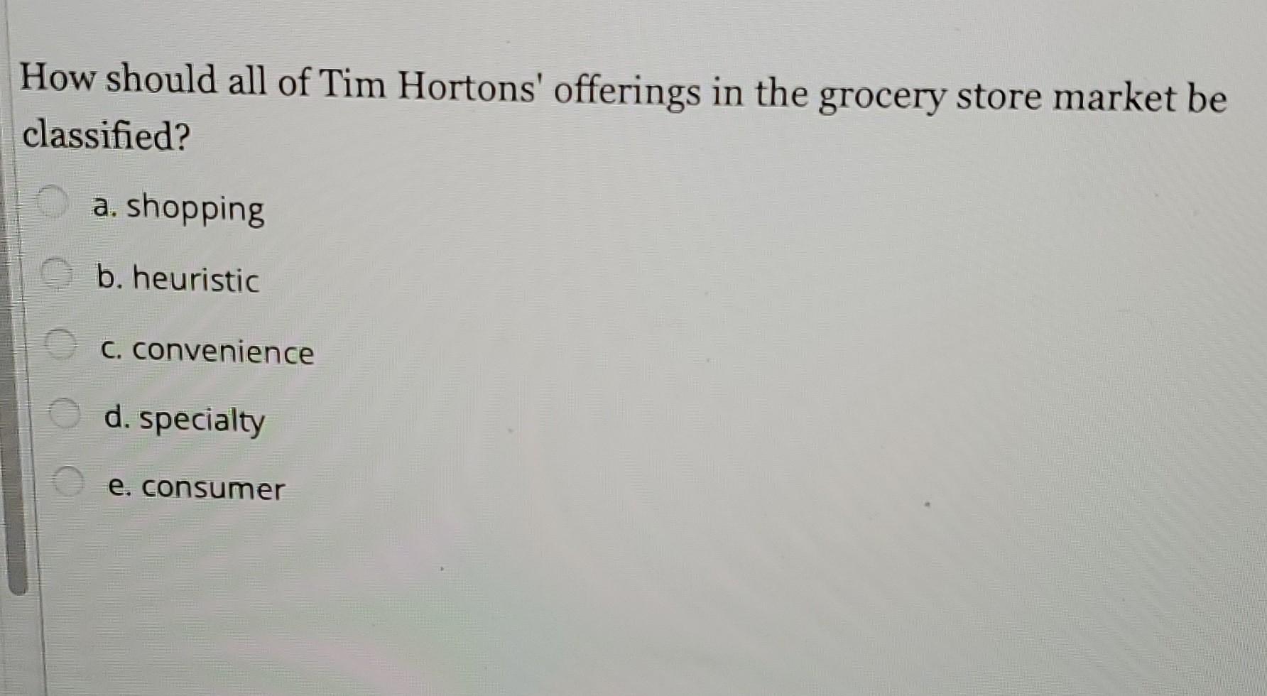 When Tim Hortons introduced Timbits cereal, many