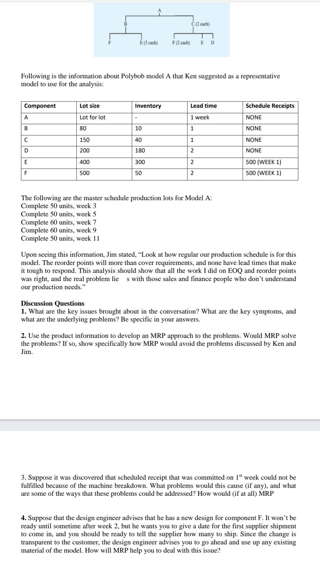 Material Requirement Planning - Case Ken Mack,
