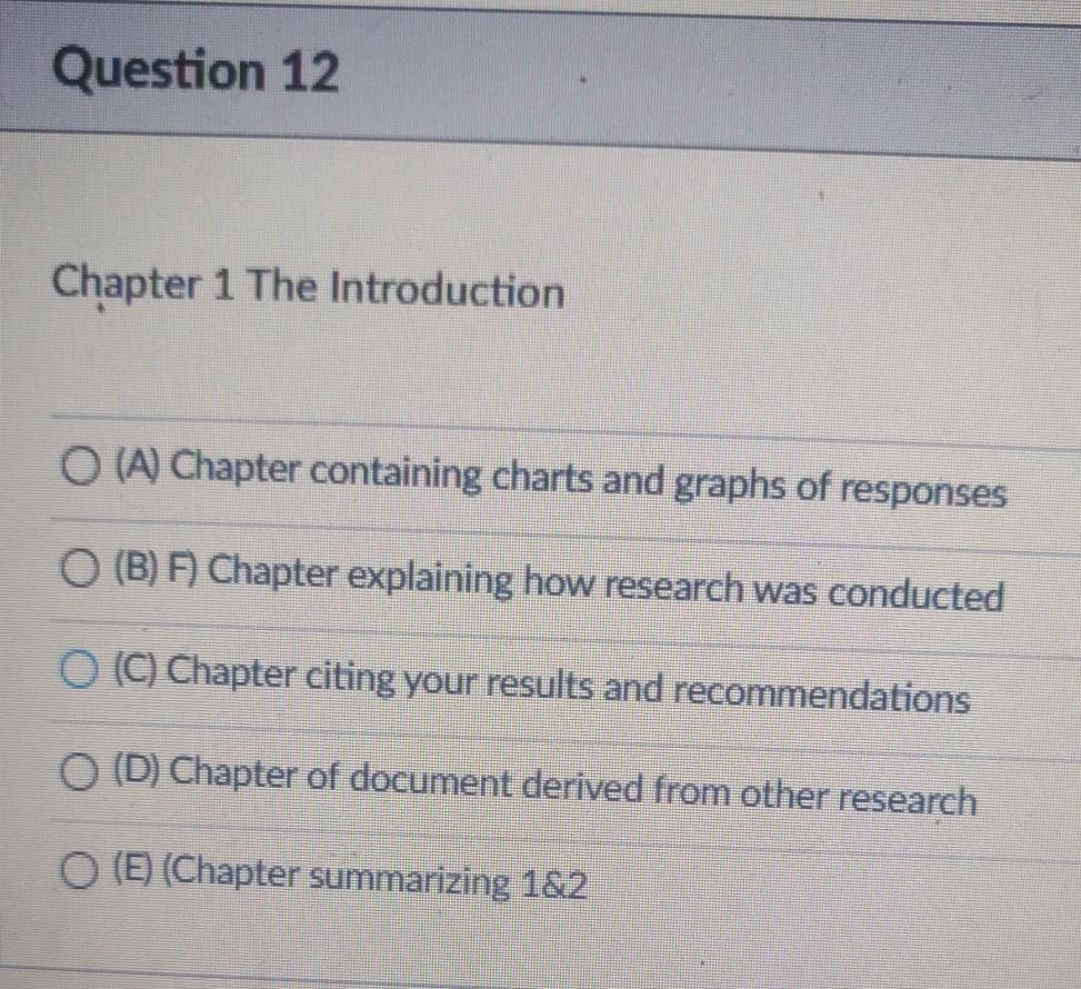 Easy Multiple Choice Research Questions Please