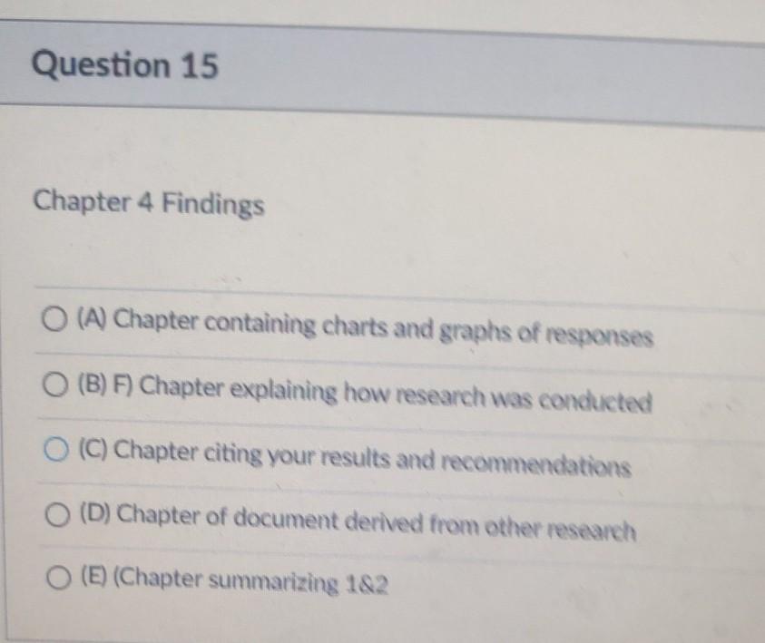 Easy Multiple Choice Research Questions Please
