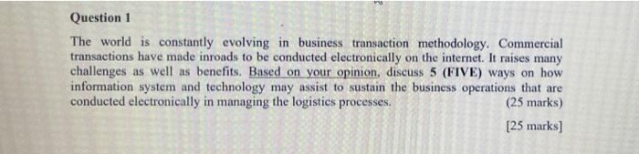 Help Urgent Question 1 The world is constantly