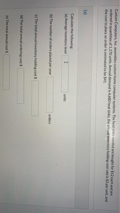 Custom Computers, Inc. assembles custom home