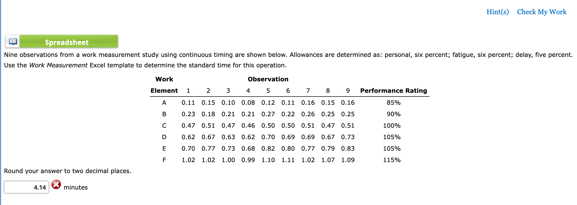 4.11 and 4.23 and 4.68 are all wrong. Please help