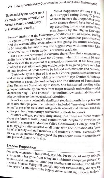 read this article and question given below? 1. Do