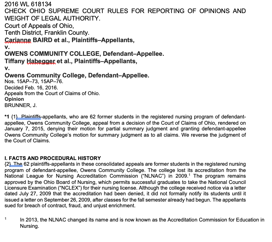 1) In this case, what was the basis for the