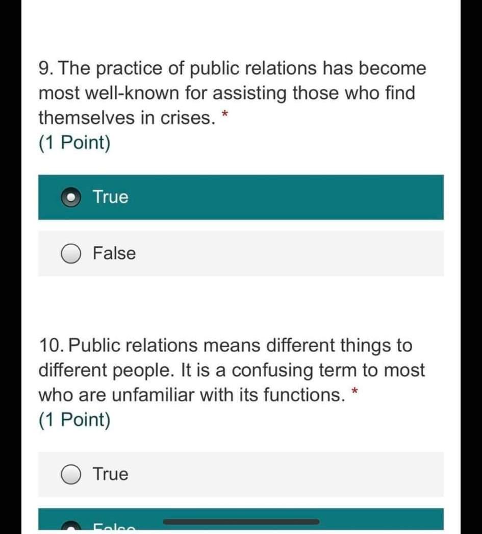 The first step in any successful public. 10 *