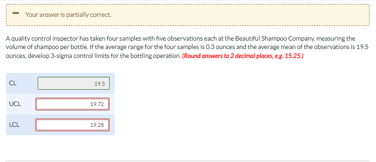 A quality control inspector has taken four