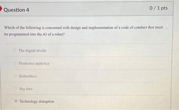 please answer all :) Question 4 Which of the