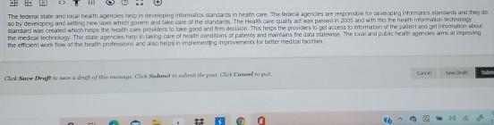 The federal state and local agencies in die