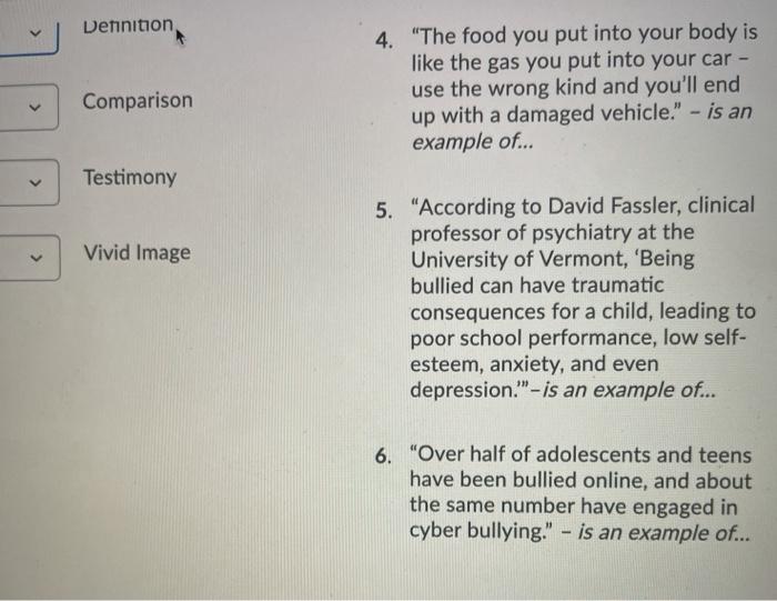 i just need this answer. Match the flaw in each