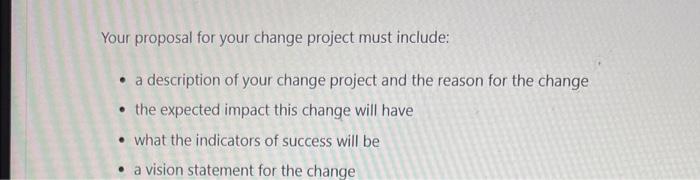 please give a different idea Your proposal for