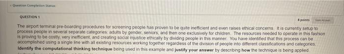 Question Completion Stat QUESTION 1 points Sever