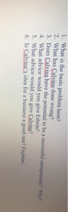 This question is complete. This is a case study..