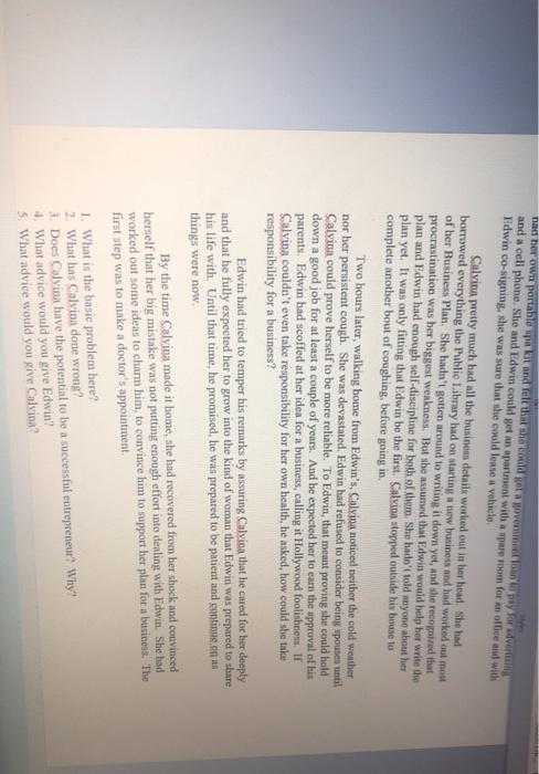 This question is complete. This is a case study..