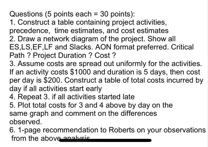 Please help answer questions 3, 4, and 5 please