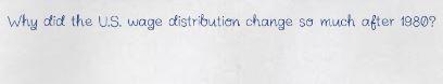 Why did the U.S. wage distribution change so much