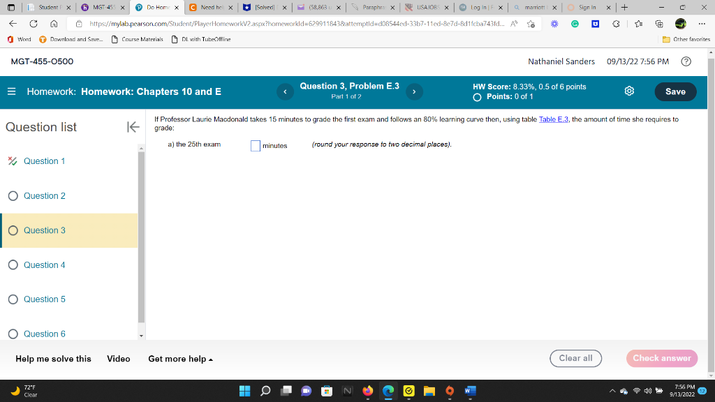 Need help with question one and two please The