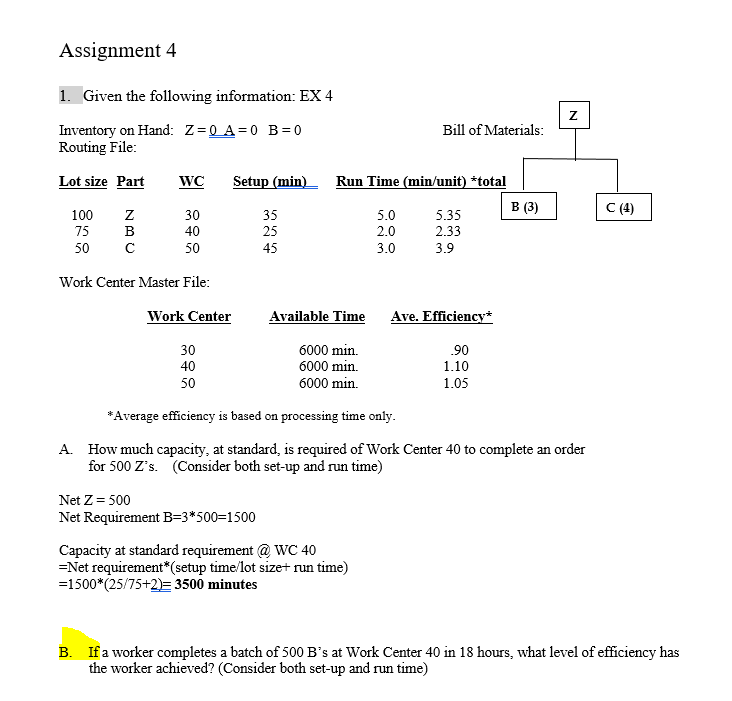 *Please Answer Question Bv Only* Assignment 4 1.