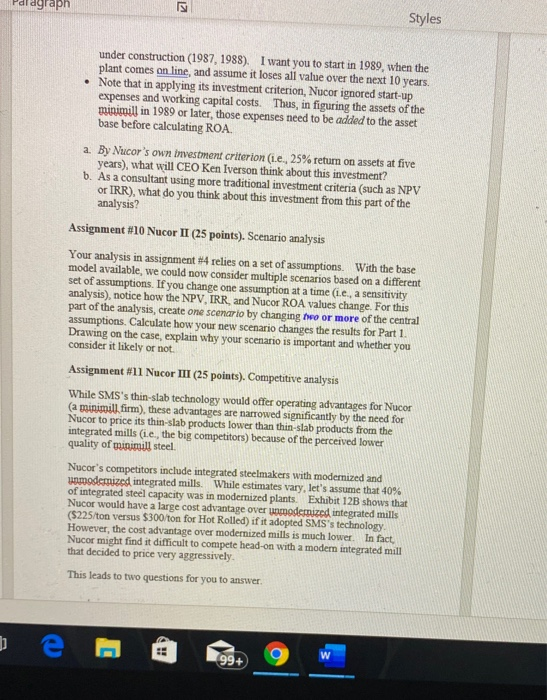 Clipboard Font Pau E Nucor case investment