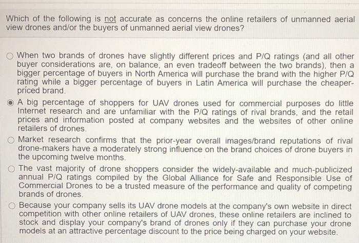 Question 12 Which of the following is not