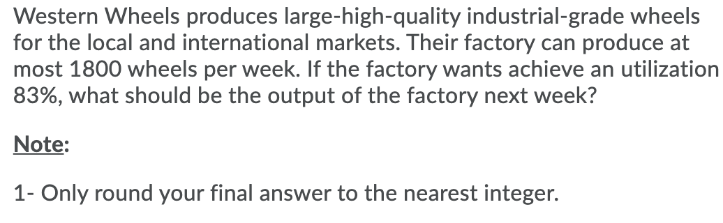 Western Wheels produces large-high-quality