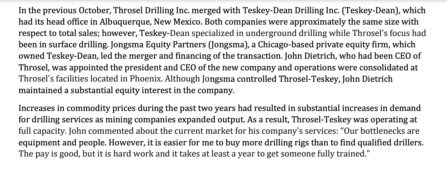 Chapter 8 - Quantity and Inventory Case 8-2: