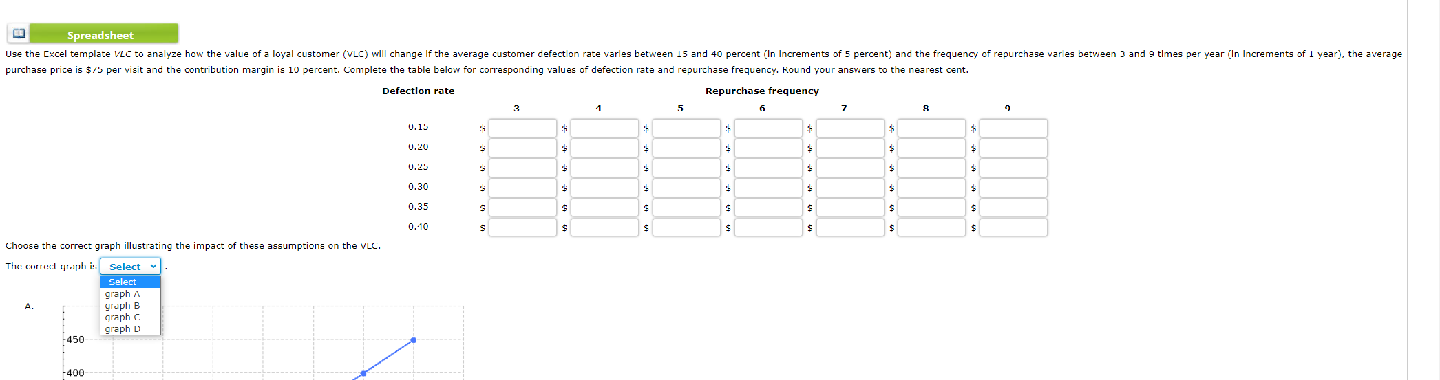 ED Spreadsheet Use the Excel template VLC to