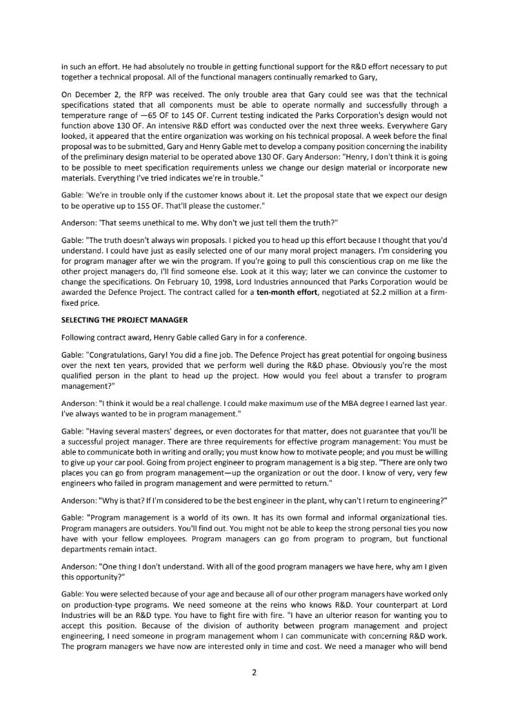 5.3 Identify the lessons learned from the above