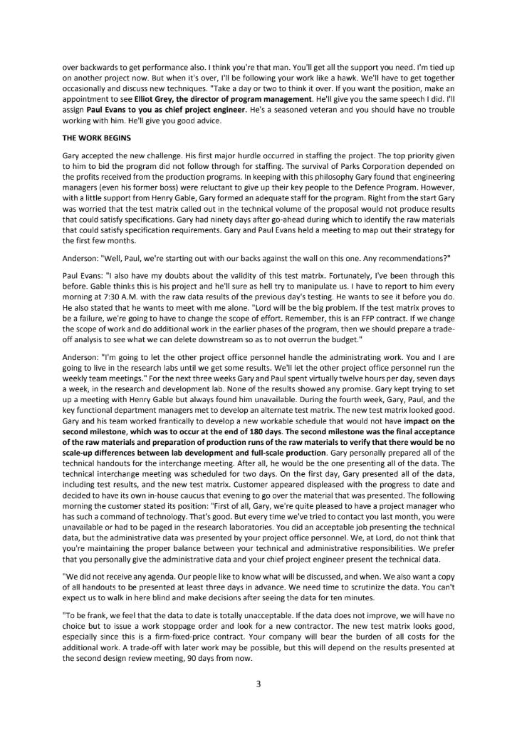 5.3 Identify the lessons learned from the above