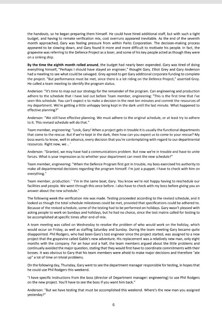 5.3 Identify the lessons learned from the above