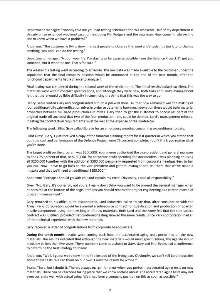 5.3 Identify the lessons learned from the above