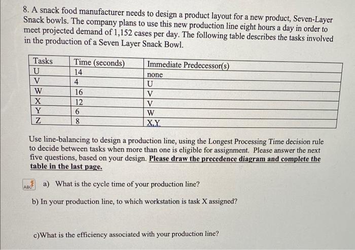 please answer questions a through c show work