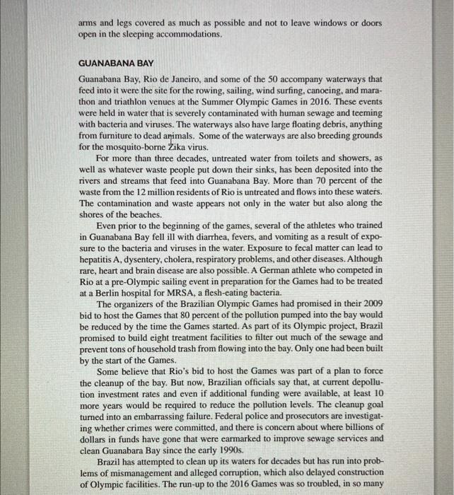 Olympics (D): Managing Health Risks for Some