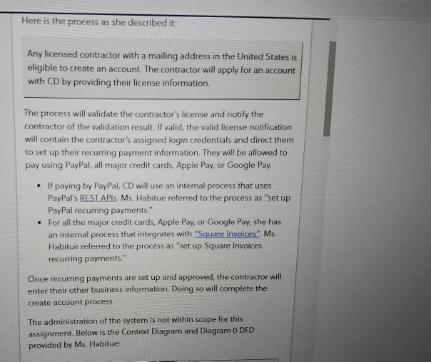 Draw only the data flow diagrams of the process