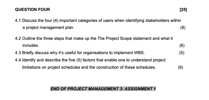 Hi. Please help with question 4. Thanks in