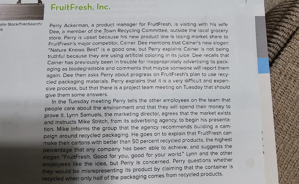 Fruit Fresh, Inc. Perry Ackerman, a product