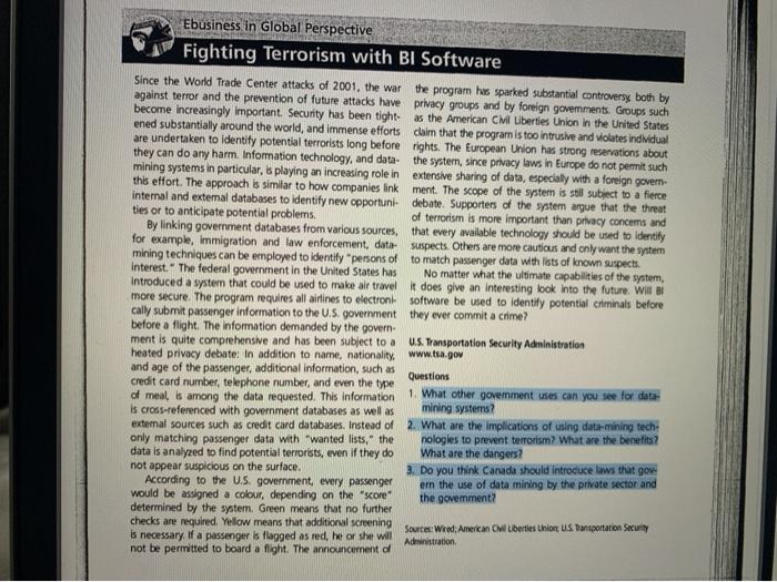 Ebusiness in Global Perspective Fighting