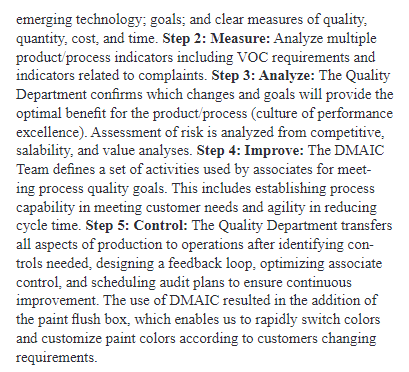 Question: Strength Examples Opportunity For